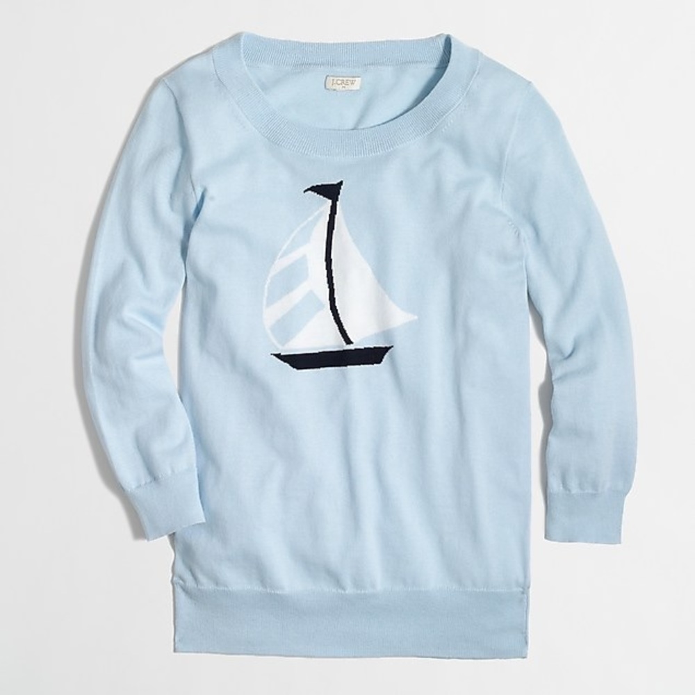 J. Crew Factory Sailboat Sweater